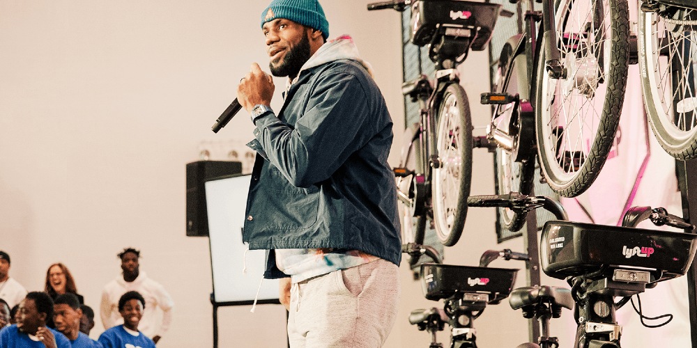 LeBron James partners with LyftUp