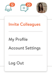 perlu profile settings menu