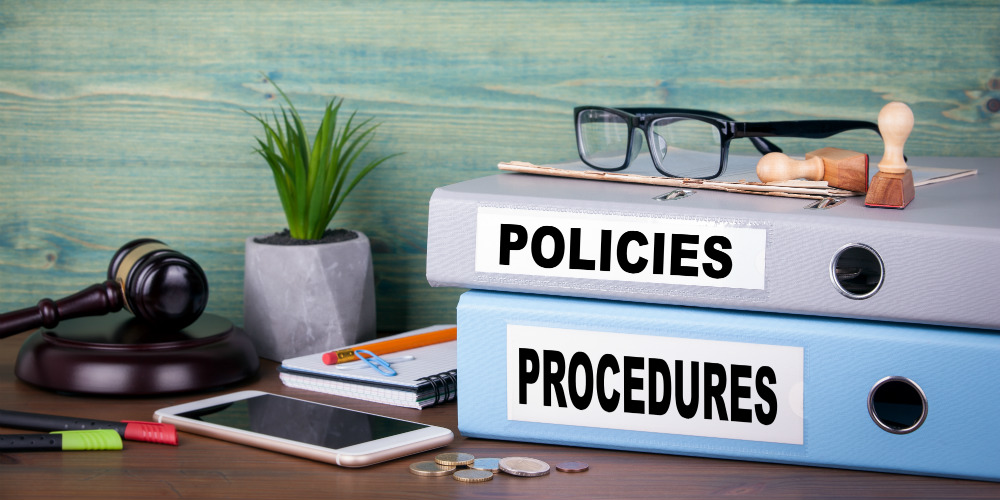 binders of FTC policies and procedures