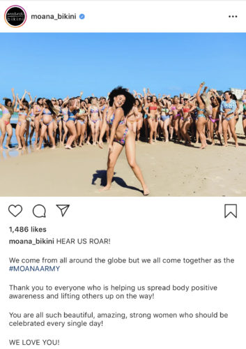 Moana bikini fashion campaign